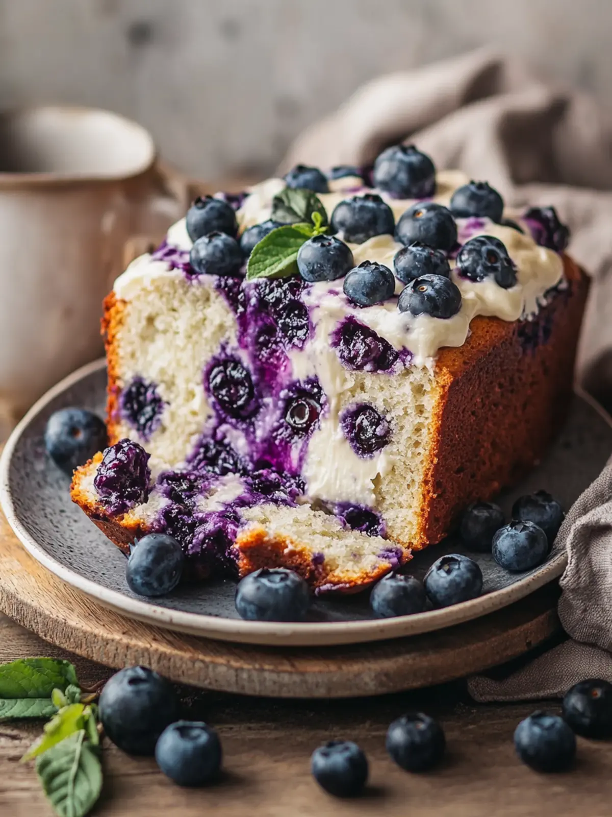 Delicious Blueberry Cream Cheese Bread for Cozy Mornings 4 Delicious Blueberry Cream Cheese Bread