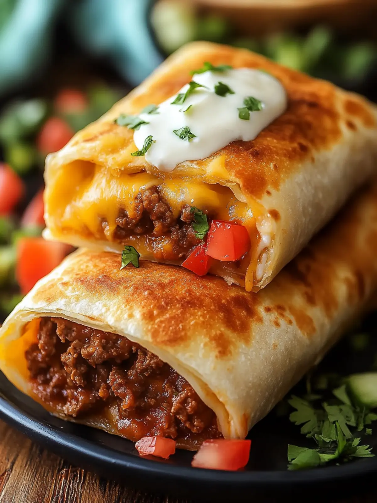 Beef and Cheese Chimichangas Recipe for Crunchy Comfort Food 2 Beef and Cheese Chimichangas Recipe