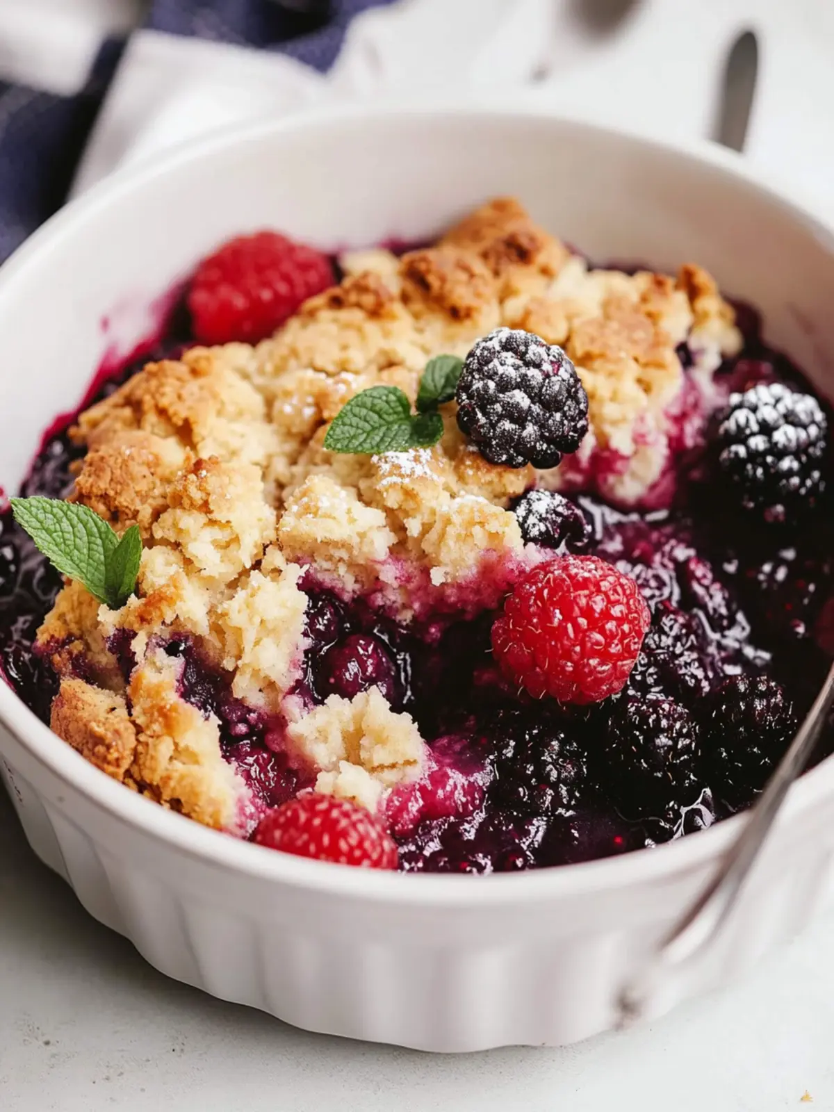 Delicious Mixed Berry Cobbler: A Sweet Homemade Delight 4 Mixed Berry Cobbler