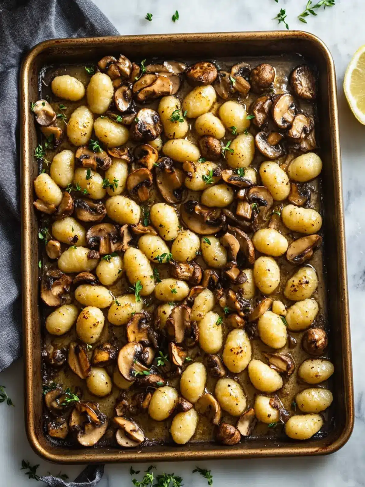 Savory Mixed Mushroom Sheet Pan Gnocchi for Easy Dinner Bliss 4 Mixed Mushroom Sheet Pan Gnocchi