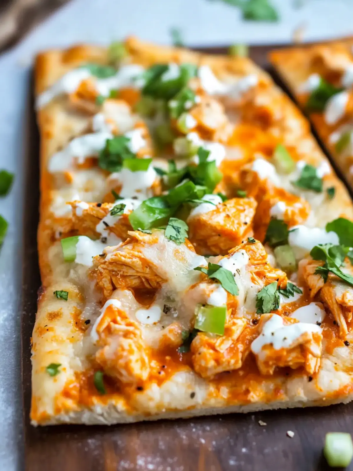 High Protein Buffalo Chicken Flatbread for Ultimate Flavor Boost 2 High Protein Buffalo Chicken Flatbread