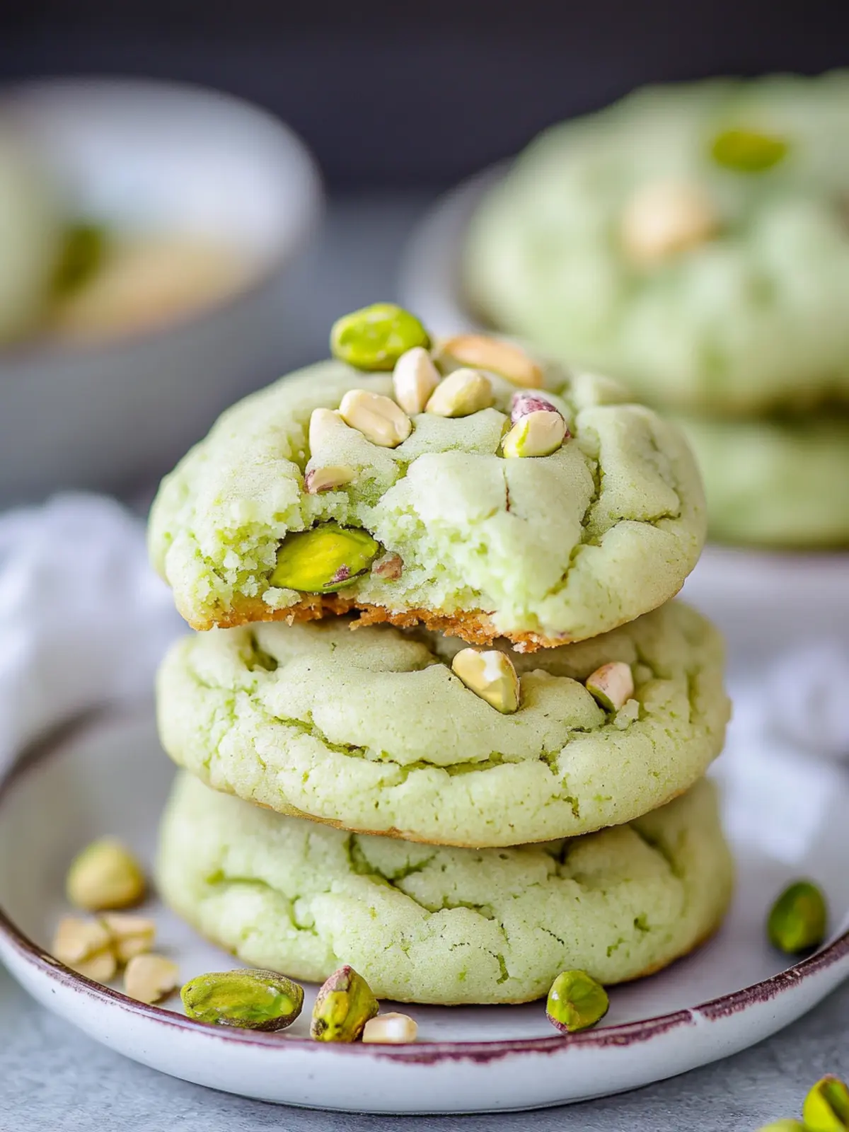 Irresistible Pistachio Pudding Cookies with White Chocolate Bliss 5 Pistachio Pudding Cookies