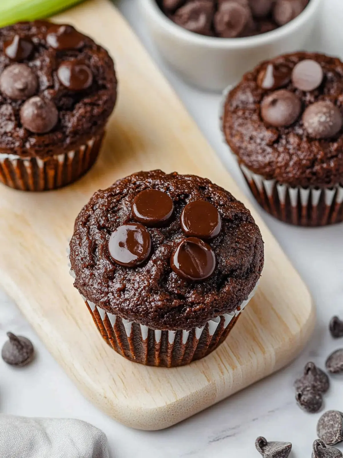 Decadent Double Chocolate Zucchini Muffins You’ll Crave! 4 Double Chocolate Zucchini Muffins