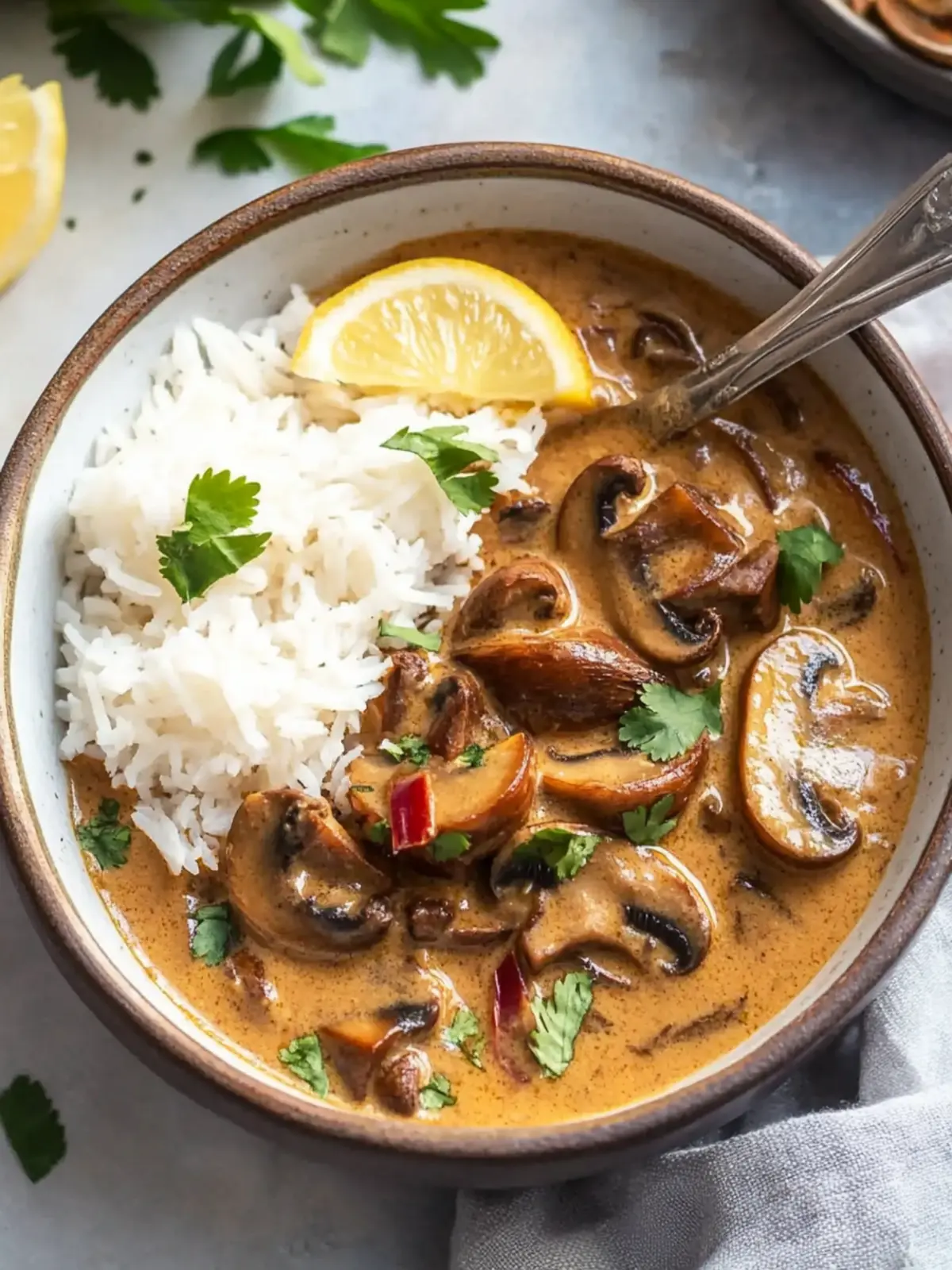 Creamy Mushroom Coconut Curry That'll Wow Your Taste Buds 5 Creamy Mushroom Coconut Curry