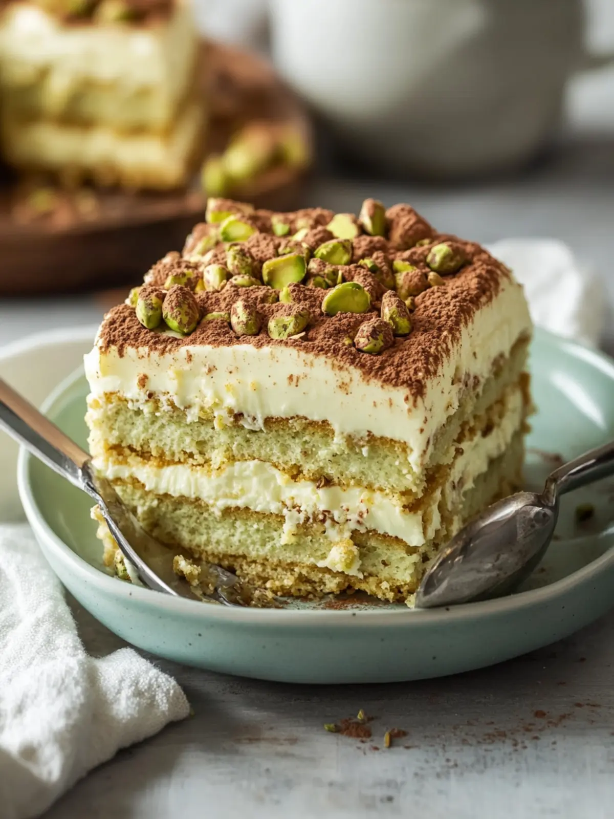 Irresistible Pistachio Tiramisu for a Flavorful Twist 3 Pistachio Tiramisu