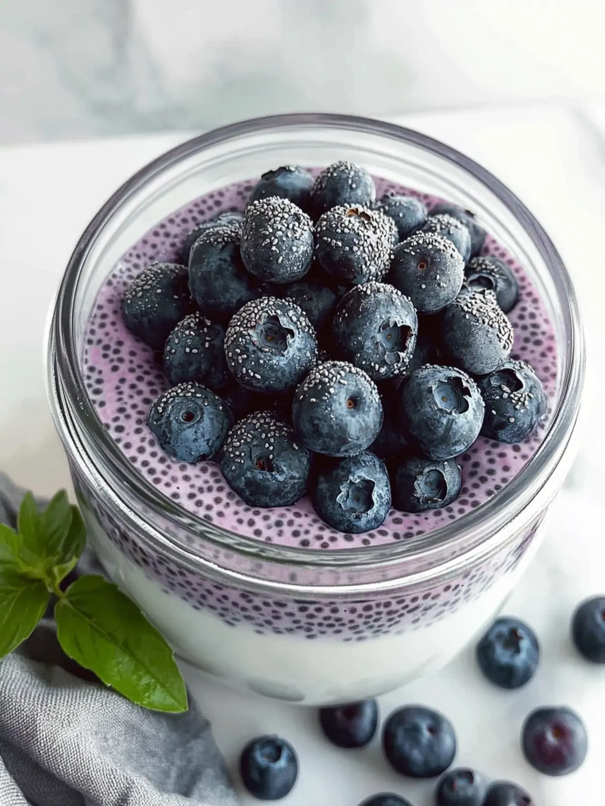 Easy Blueberry Chia Pudding with Greek Yogurt Bliss 4 Blueberry Chia Pudding with Greek Yogurt, Easy Recipe