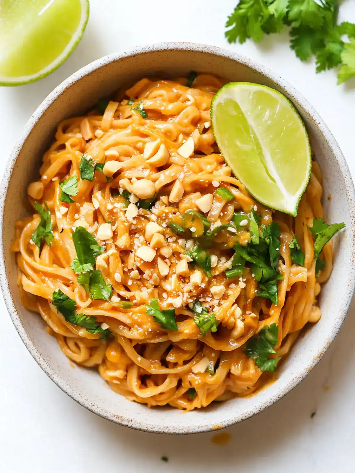 Gluten Free Red Curry Peanut Noodles in Under 30 Minutes 4 Gluten Free Red Curry Peanut Noodles – Less Than 30 Minutes!