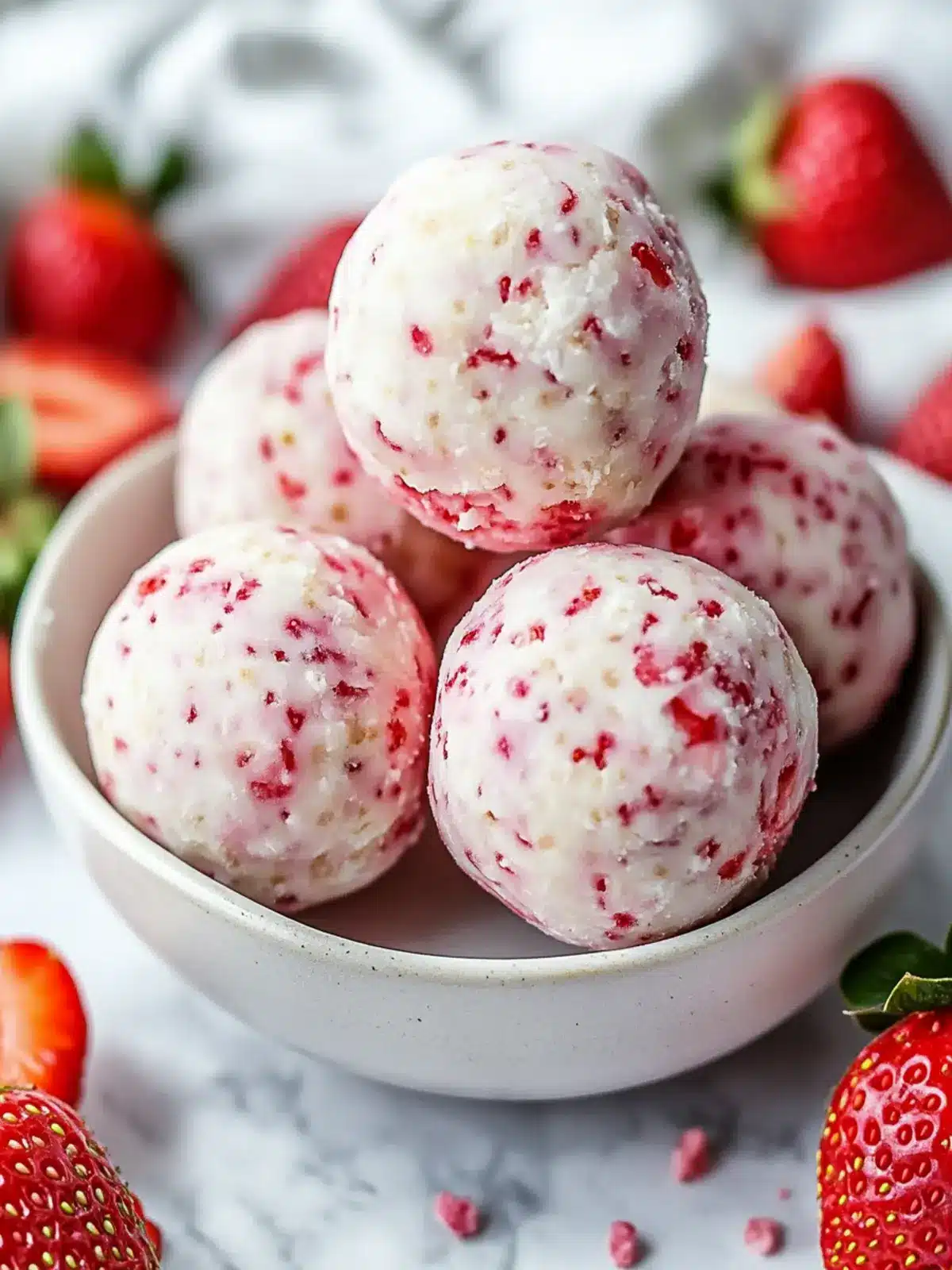 Strawberry Cheesecake Protein Balls for a Guilt-Free Snack 4 Strawberry Cheesecake Protein Balls