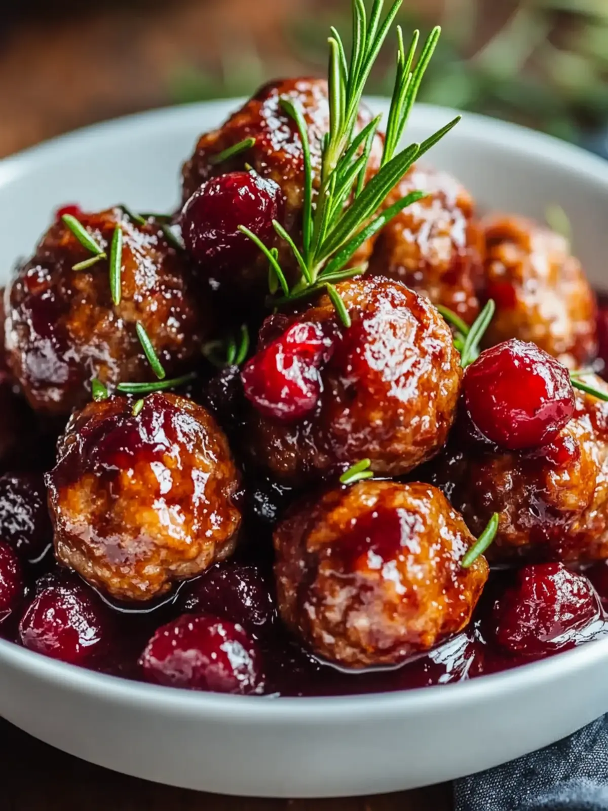 Cranberry Meatballs: Sweet & Savory Holiday Party Star 3 Cranberry Meatballs