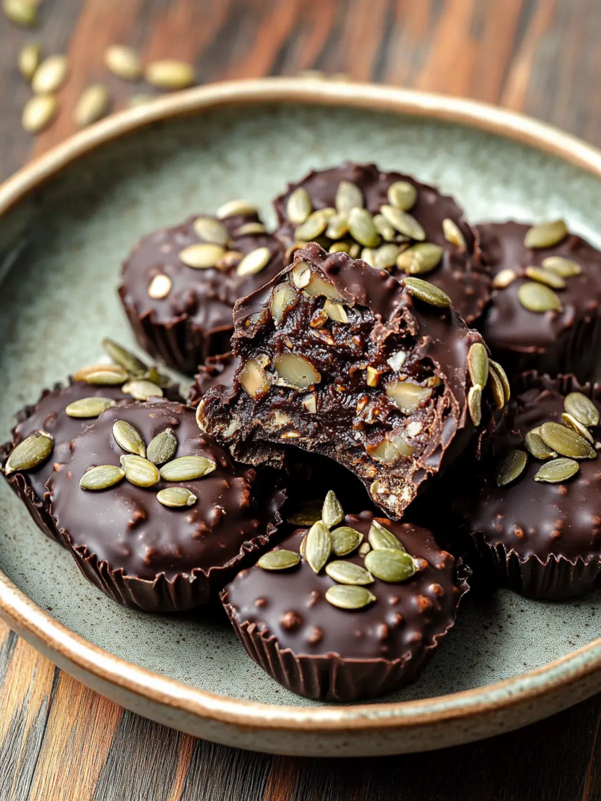 Decadent Pumpkin Seed Chocolate Bites You’ll Crave Daily 3 Pumpkin Seed Chocolate Bites