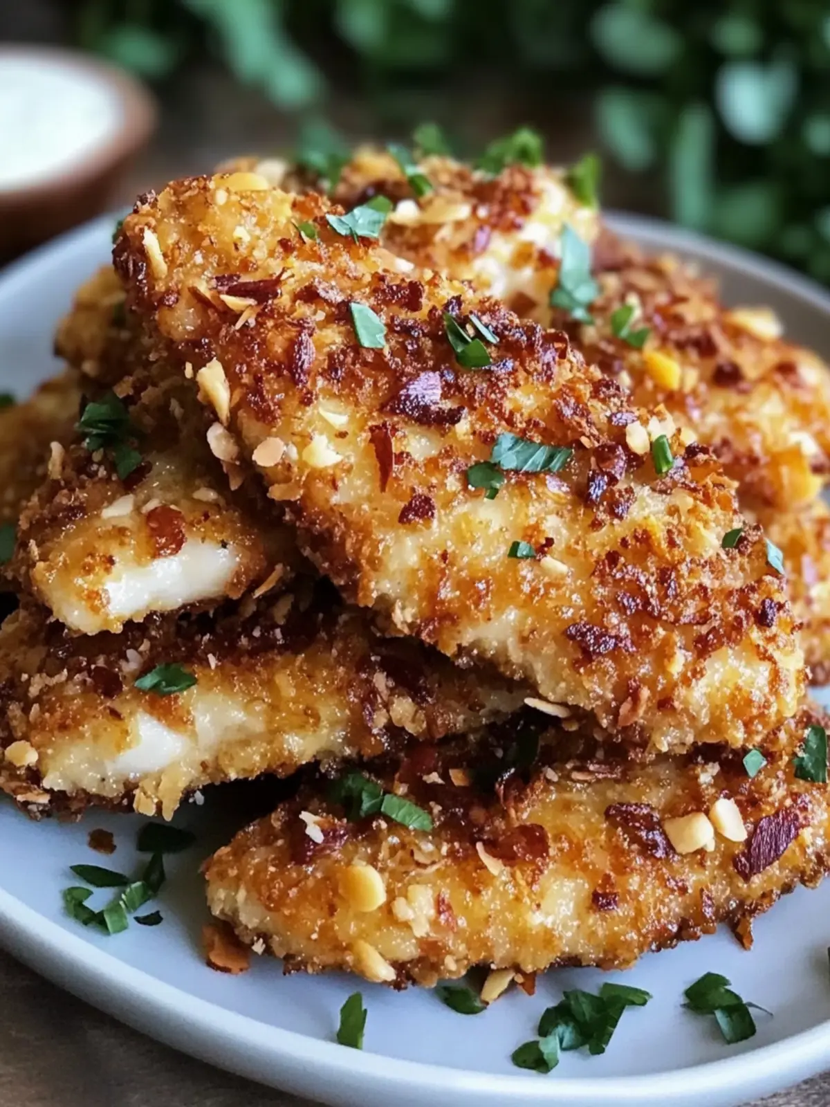 Crispy Paleo Chicken Tenders Easy Coconut Almond Coating 5 Crispy Paleo Chicken Tenders Recipe Easy Coconut Almond Coating