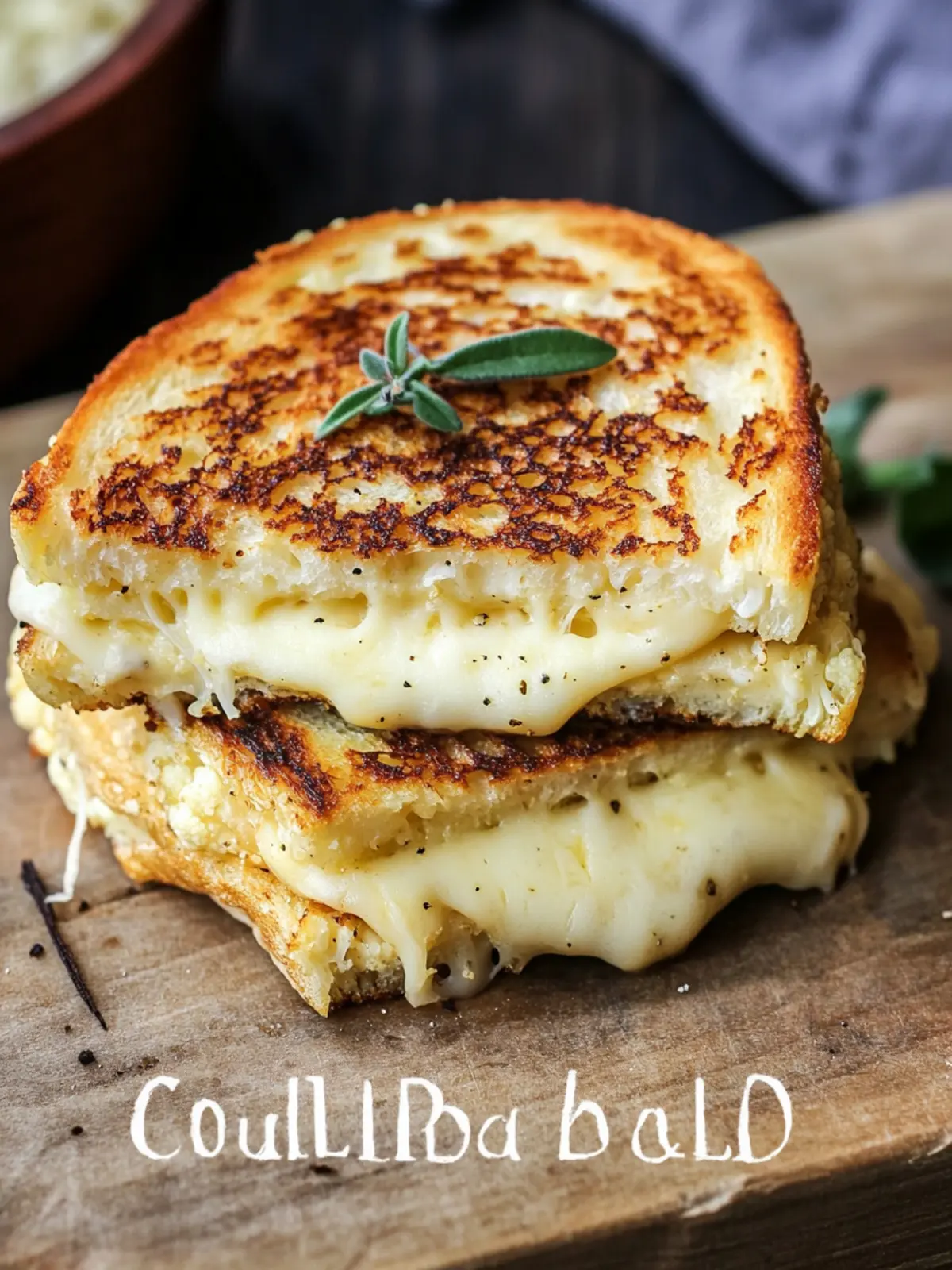 Savory Cauliflower Grilled Cheese Patties You'll Crave 4 Cauliflower Grilled Cheese