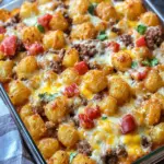Cheeseburger Tater Tot Casserole: Comfort Food Bliss Awaits 8 Cheeseburger Tater Tot Casserole