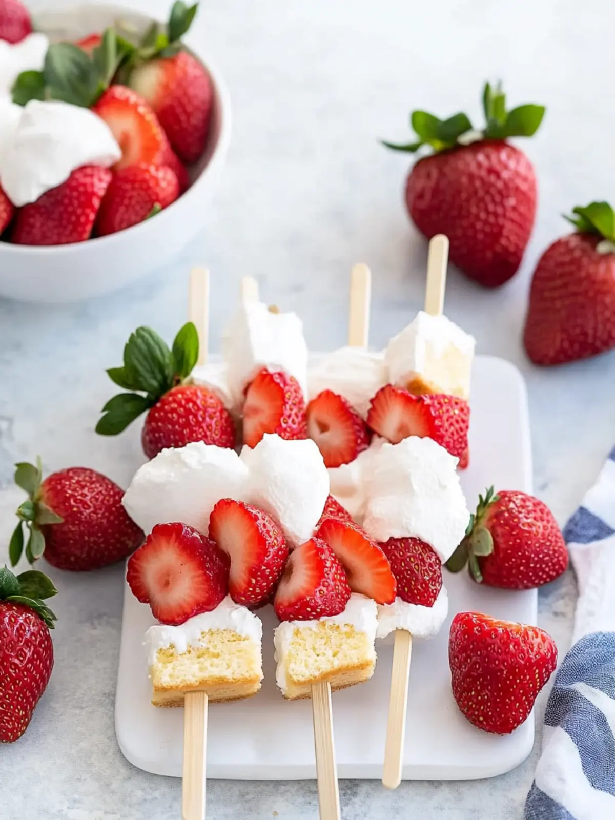 Strawberry Shortcake Kabobs – 2 Ways to Sweeten Summer Days 2 Strawberry Shortcake Kabobs – 2 Ways