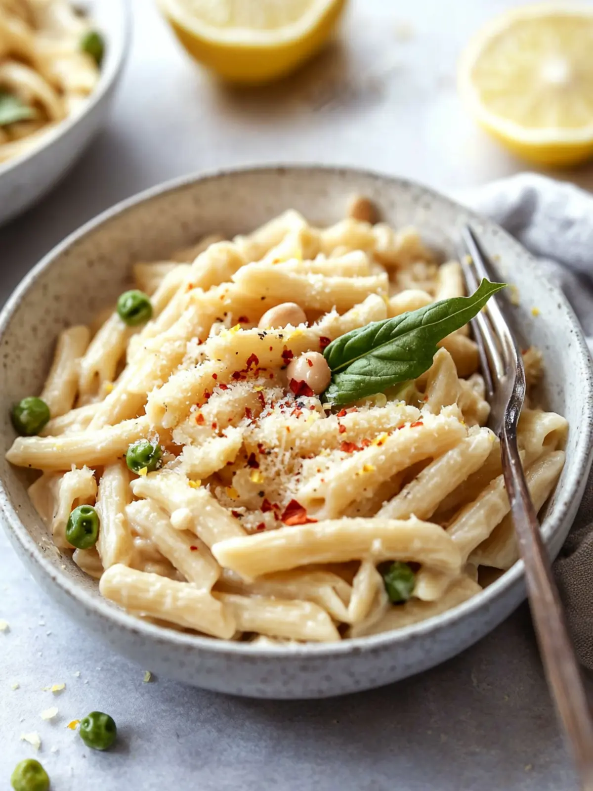 Vegan Lemon White Bean Pasta That's Bursting with Flavor 3 Vegan Lemon White Bean Pasta