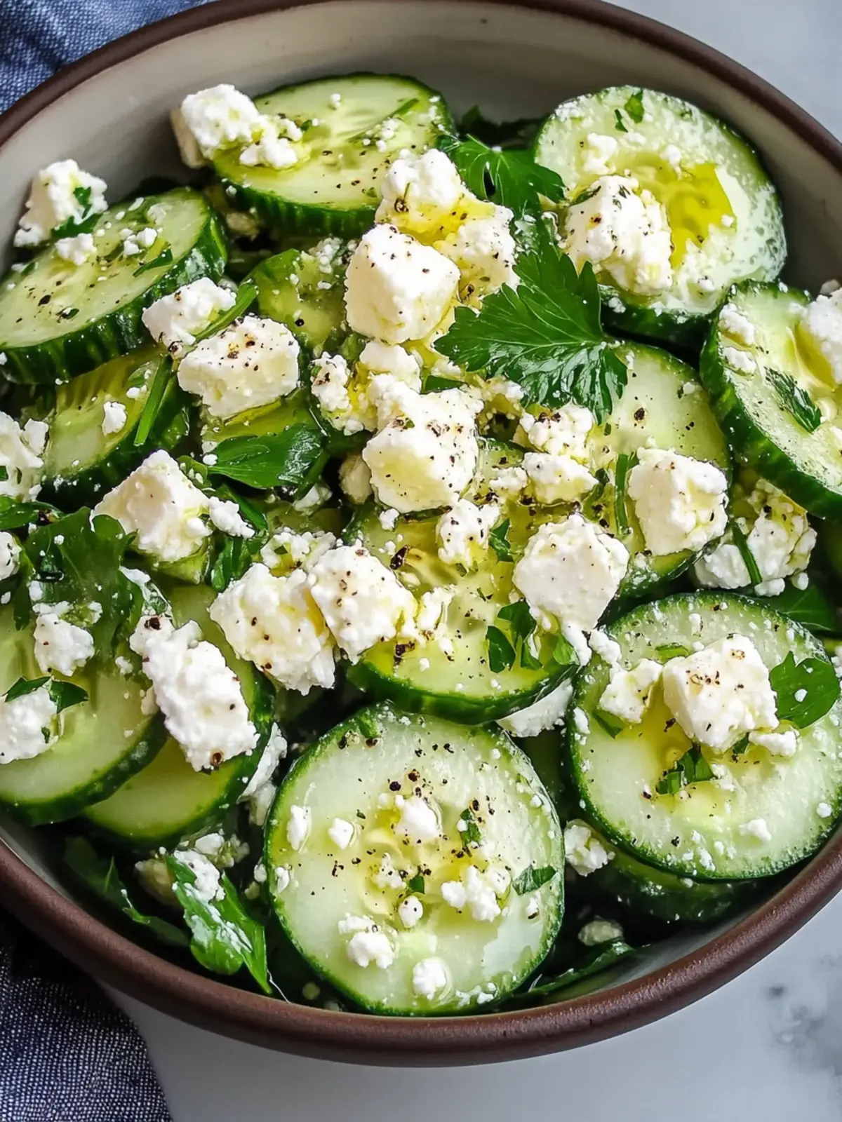 Classic Cucumber Feta Salad Recipe Easy Refreshing Potluck Dish 5 Classic Cucumber Feta Salad Recipe Easy Perfect Potluck Side Dish