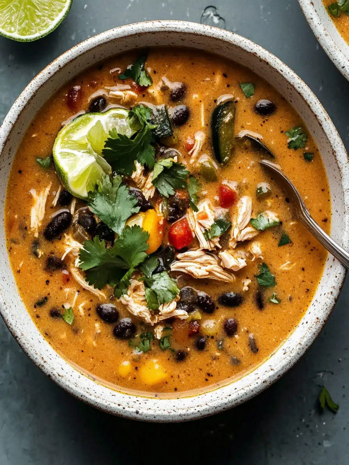 Cozy Up with Easy Chicken, Poblano, and Black Bean Soup 5 Easy Chicken, Poblano, and Black Bean Soup (Small Batch)