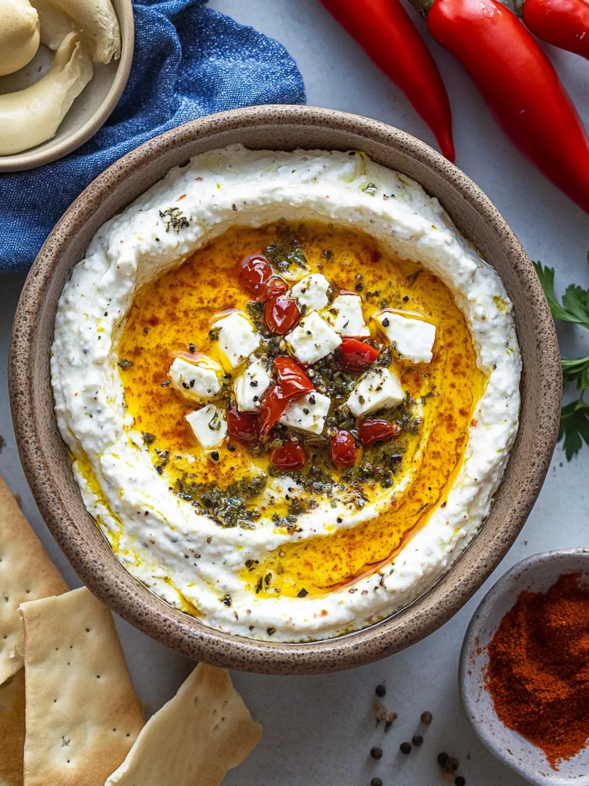 Tirokafteri: Easy Spicy Feta Dip That Elevates Every Snack 2 Tirokafteri (Spicy Feta Dip)