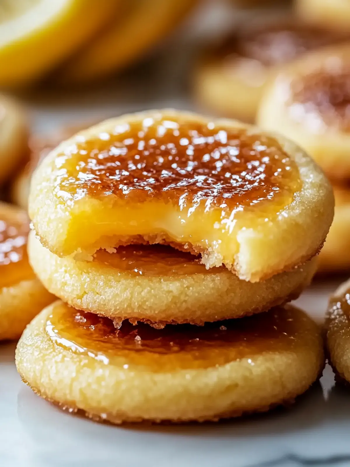 Lemon Curd Crème Brûlée Cookies: Sweet Citrus Bliss Awaits 3 Lemon Curd Crème Brûlée Cookies: A Sweet Citrus Bliss
