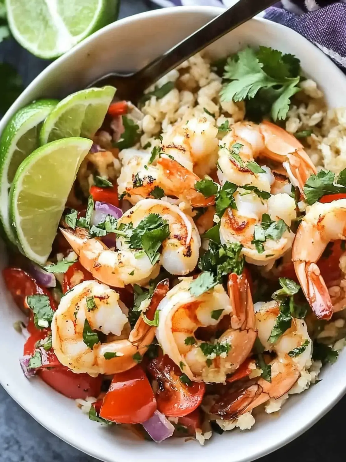 Cilantro Lime Shrimp Bowls: Fresh Flavors for Keto Lovers 3 Cilantro Lime Shrimp Bowls (Paleo, Whole30 + Keto)