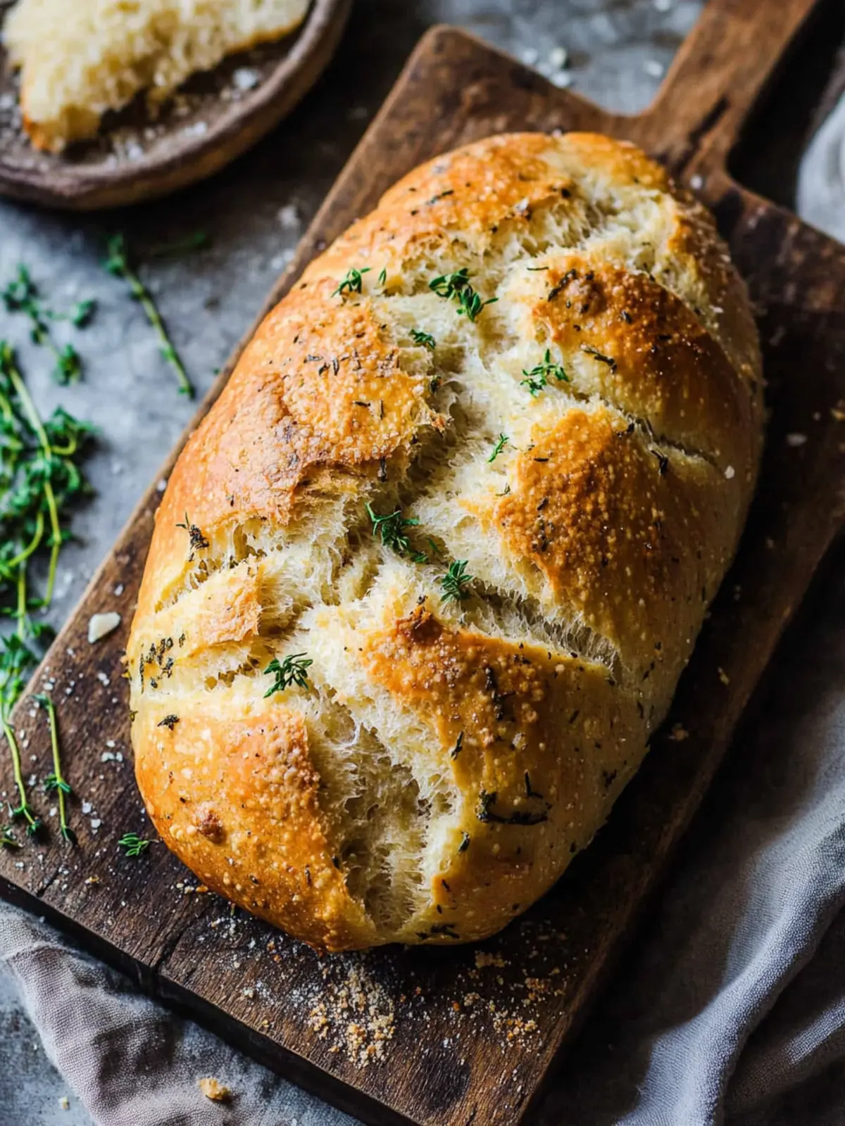 Irresistible Rustic Garlic Parmesan Herb Bread Recipe 3 Rustic Garlic Parmesan Herb Bread