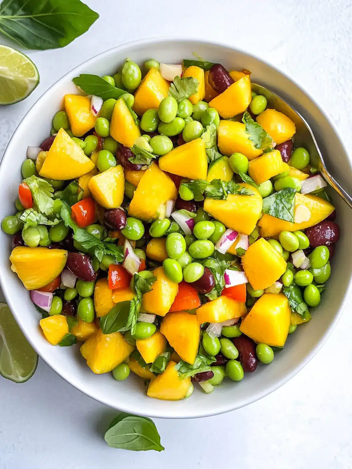 Brighten Your Day with Edamame Mango Salad Recipe 5 Edamame Mango Salad