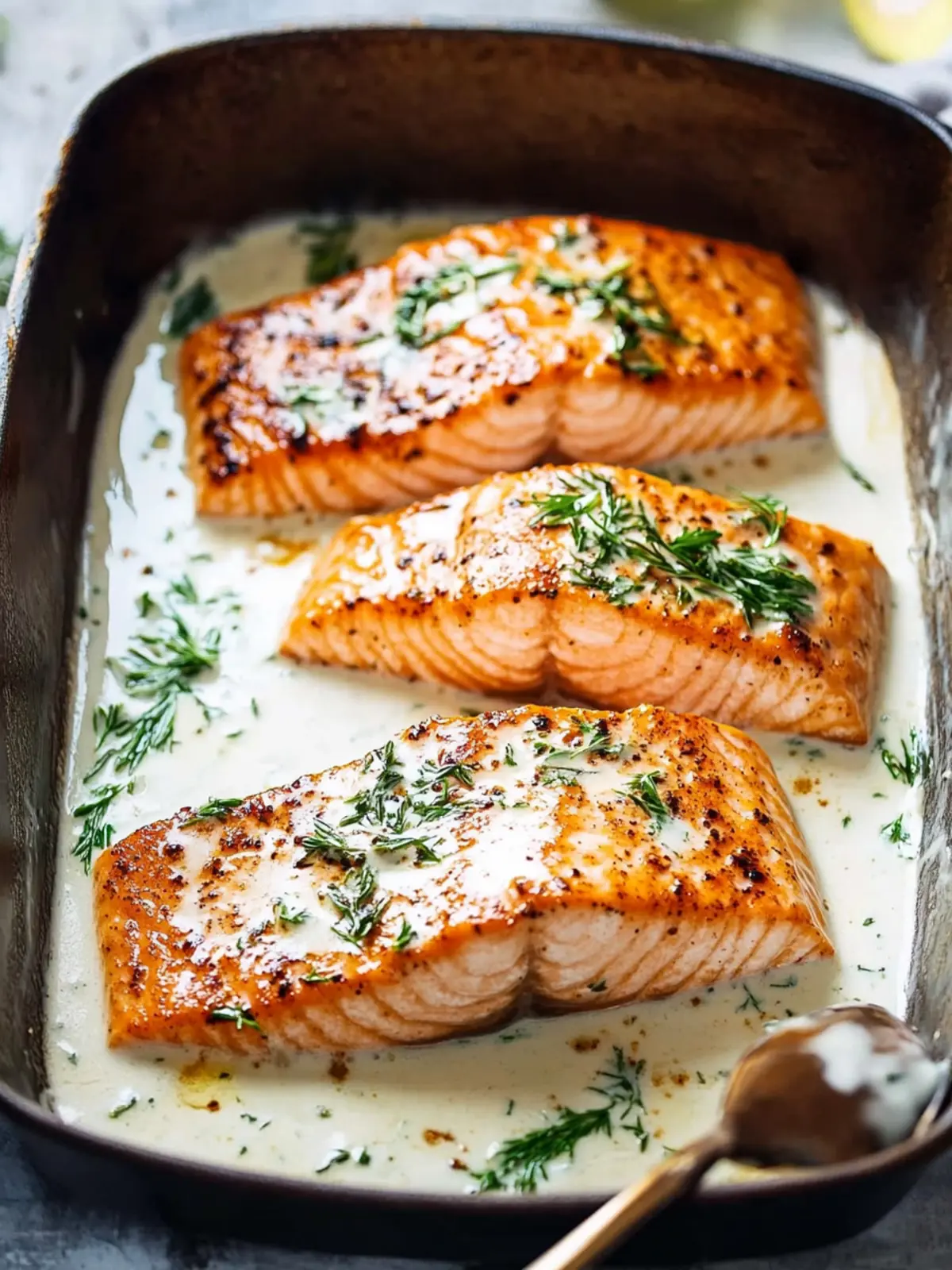 Irresistible Creamy Salmon Recipe with Lemon Garlic Bliss 2 Creamy Salmon Recipe