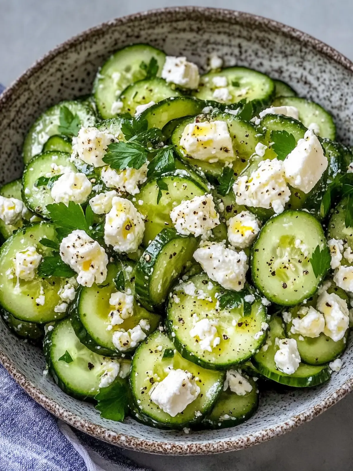 Classic Cucumber Feta Salad Recipe Easy Refreshing Potluck Dish 3 Classic Cucumber Feta Salad Recipe Easy Perfect Potluck Side Dish