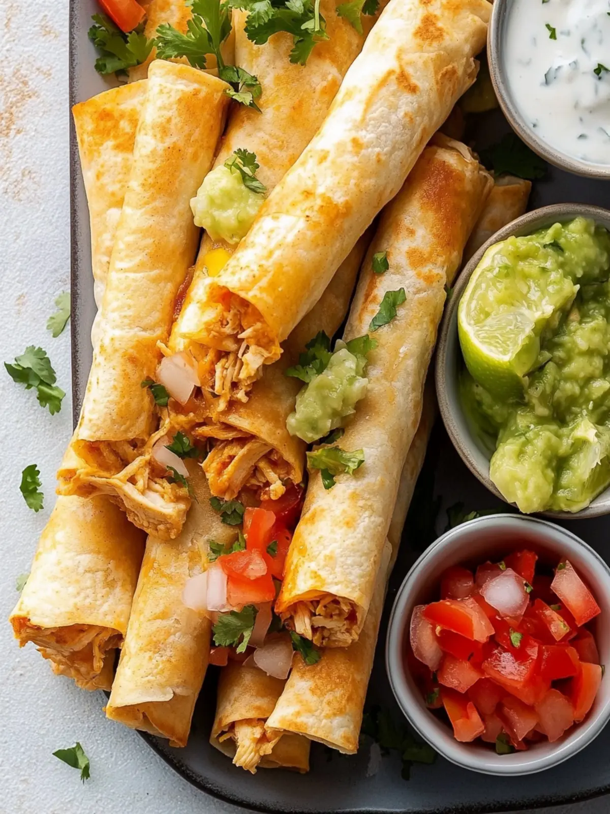 Savory Quick & Easy Chicken Flautas for Busy Weeknights 3 Quick & Easy Chicken Flautas