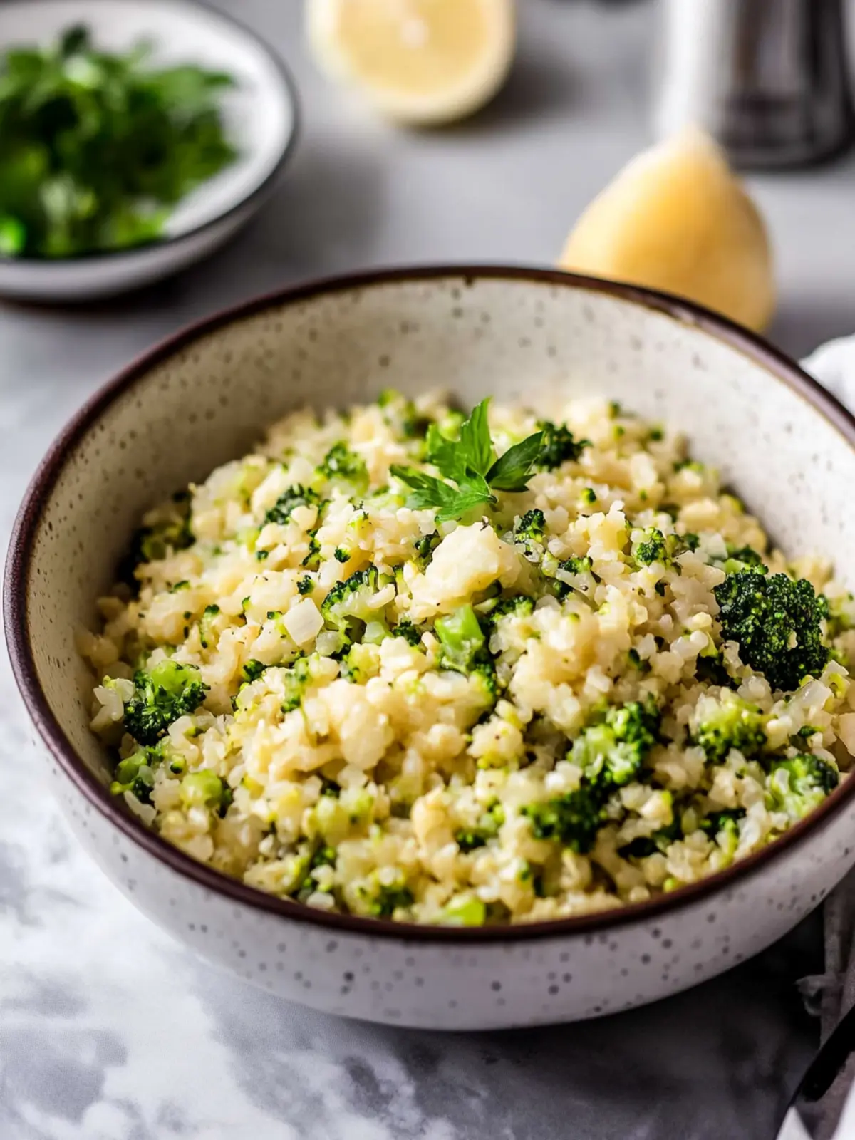 Creamy Cheesy Broccoli Cauliflower Rice You’ll Crave Daily 4 Cheesy Broccoli Cauliflower Rice