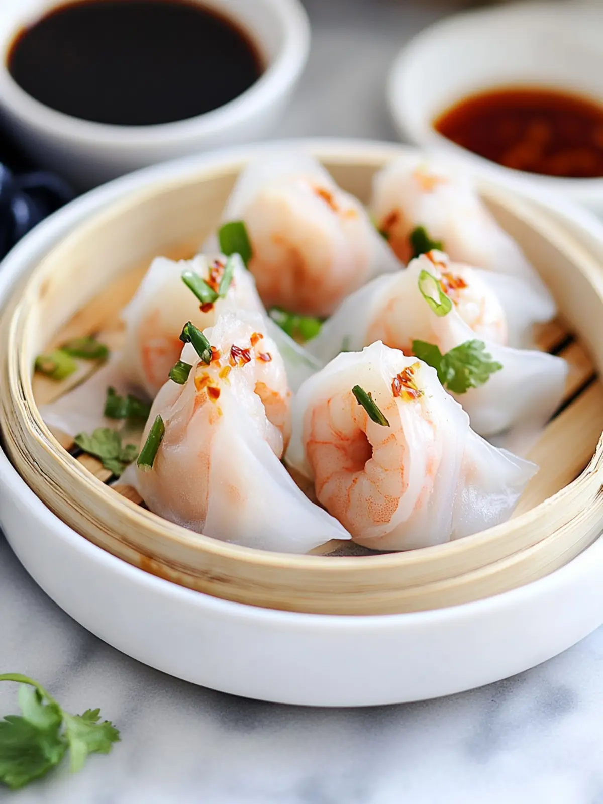 Delicious Rice Paper Shrimp Dumplings Steamed to Perfection 2 Rice Paper Shrimp Dumplings (Steamed and Healthy)