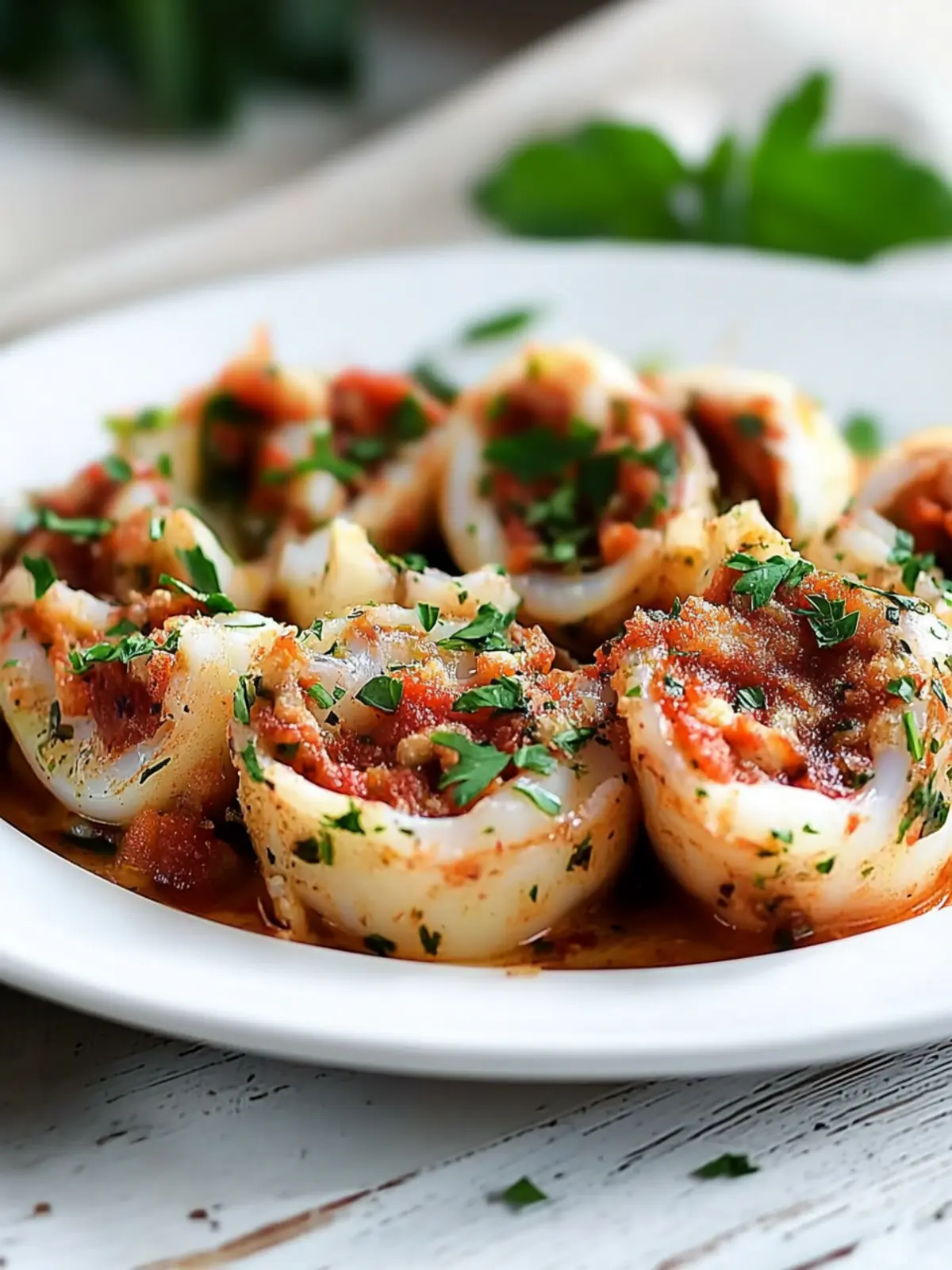 Sicilian Stuffed Squid Recipe for a Flavor-Packed Dinner 2 SICILIAN STUFFED SQUID RECIPE( Seppie Ripiene