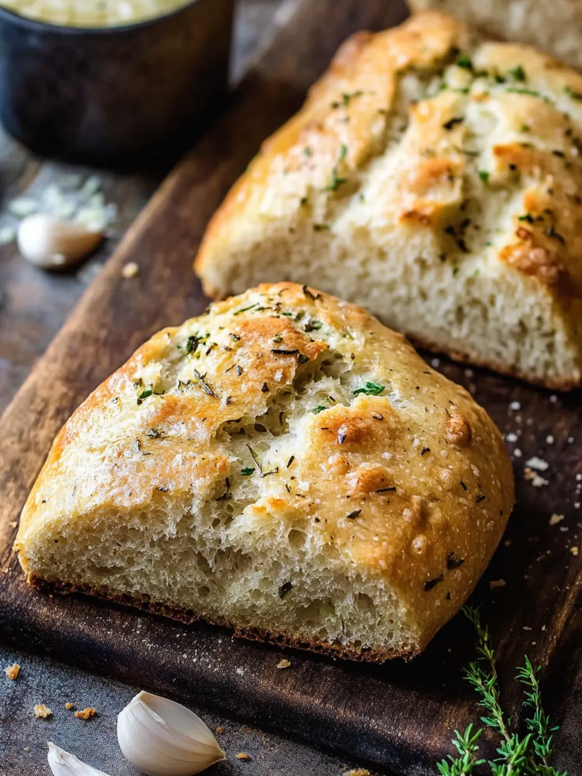 Rustic Garlic Parmesan Herb Bread for Cozy Evenings at Home 4 Rustic Garlic Parmesan Herb Bread