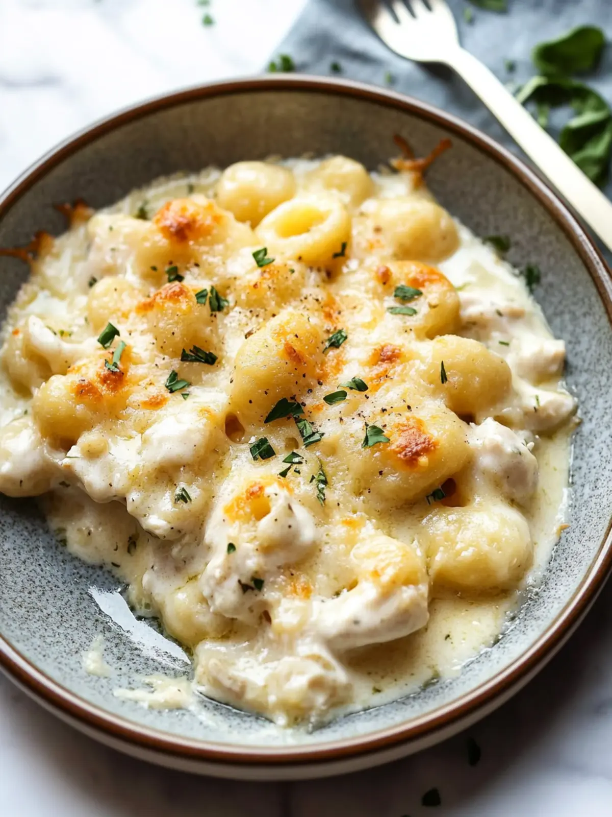 Creamy Chicken Alfredo Gnocchi Bake That Wows Every Dinner 4 Chicken Alfredo Gnocchi Bake