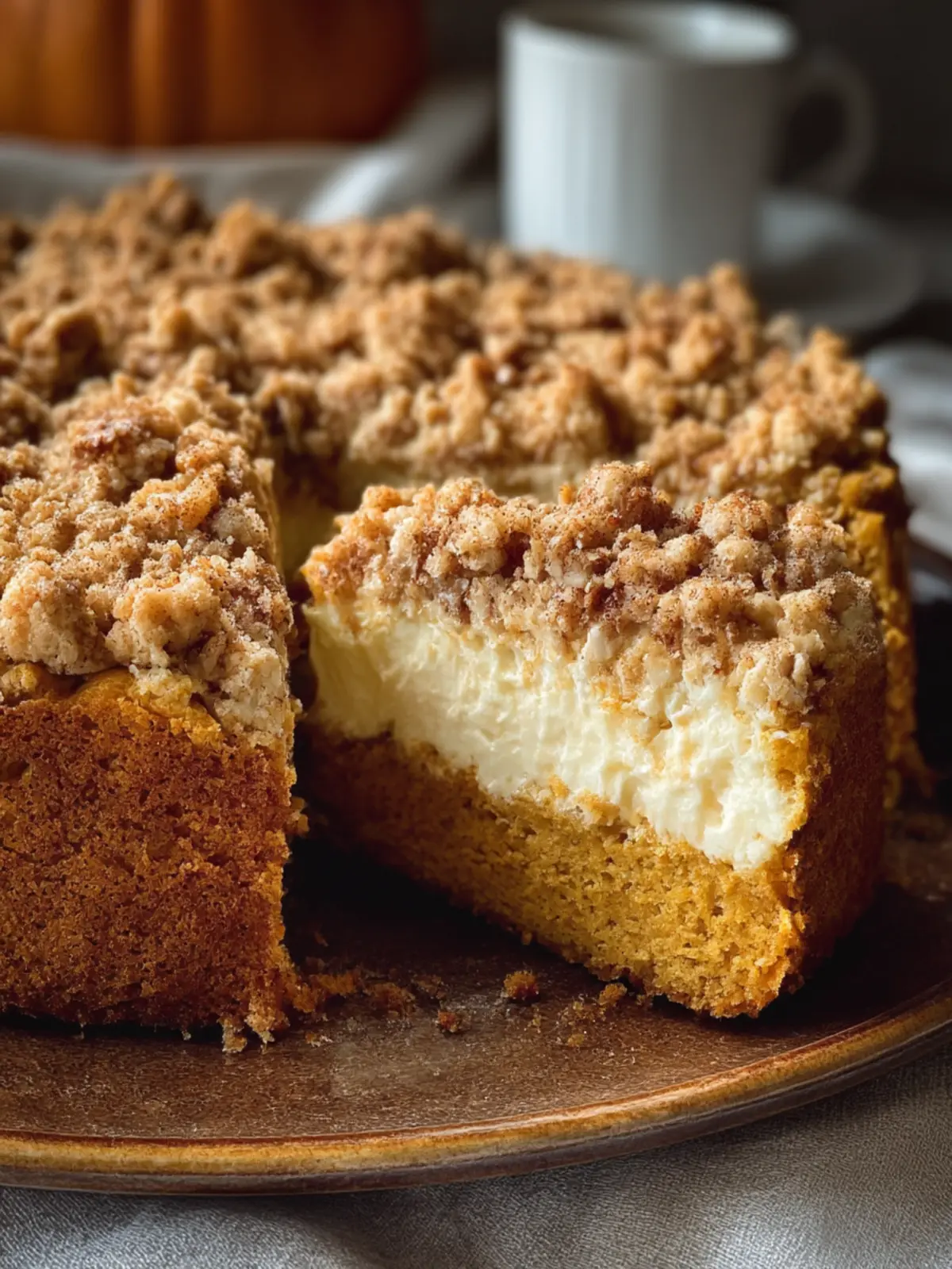 Delicious Cream Cheese Pumpkin Coffee Cake to Savor at Home 3 Cream Cheese Pumpkin Coffee Cake