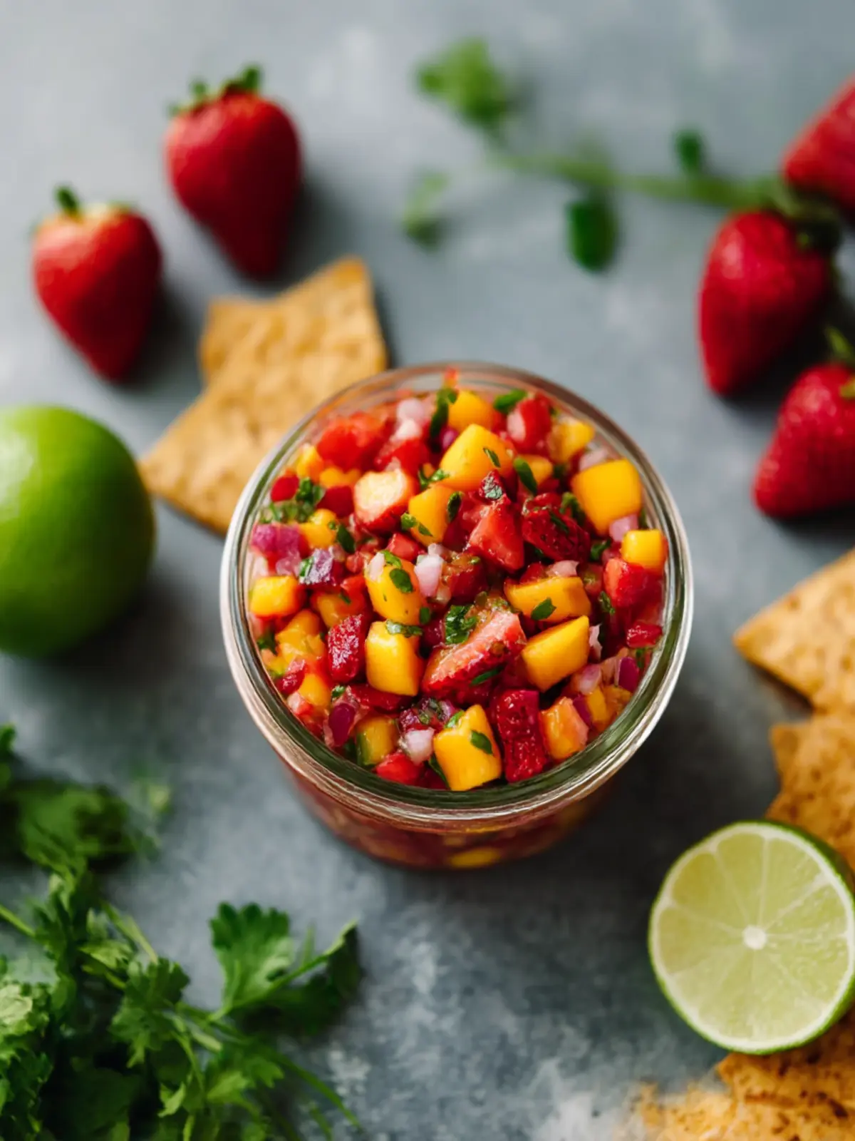 Delicious Strawberry Mango Salsa for Refreshing Summer Snacks 4 Strawberry Mango Salsa