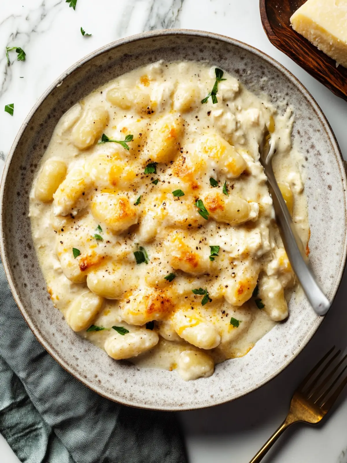 Creamy Chicken Alfredo Gnocchi Bake That Wows Every Dinner 5 Chicken Alfredo Gnocchi Bake