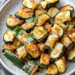 Crispy Air Fryer Parmesan Zucchini No Breading, Pure Yum! 4 Air Fryer Parmesan Zucchini (No Breading