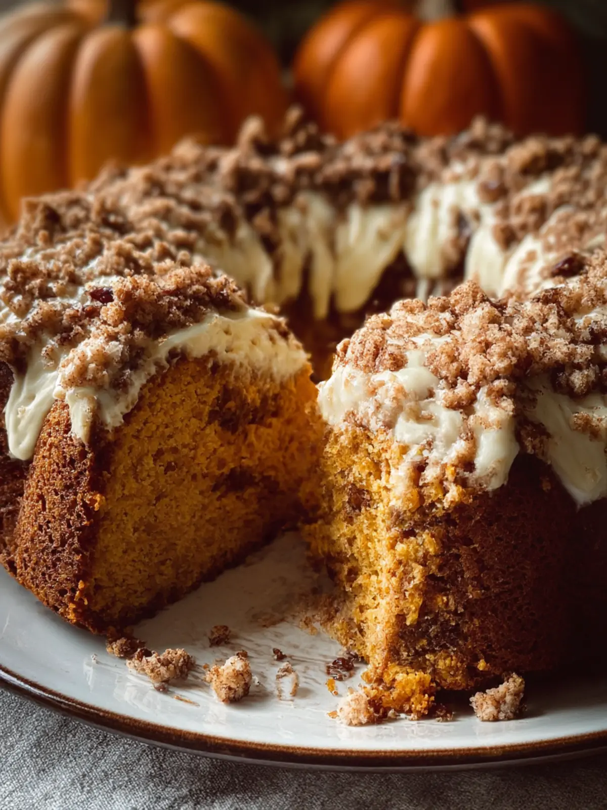 Delicious Cream Cheese Pumpkin Coffee Cake to Savor at Home 4 Cream Cheese Pumpkin Coffee Cake