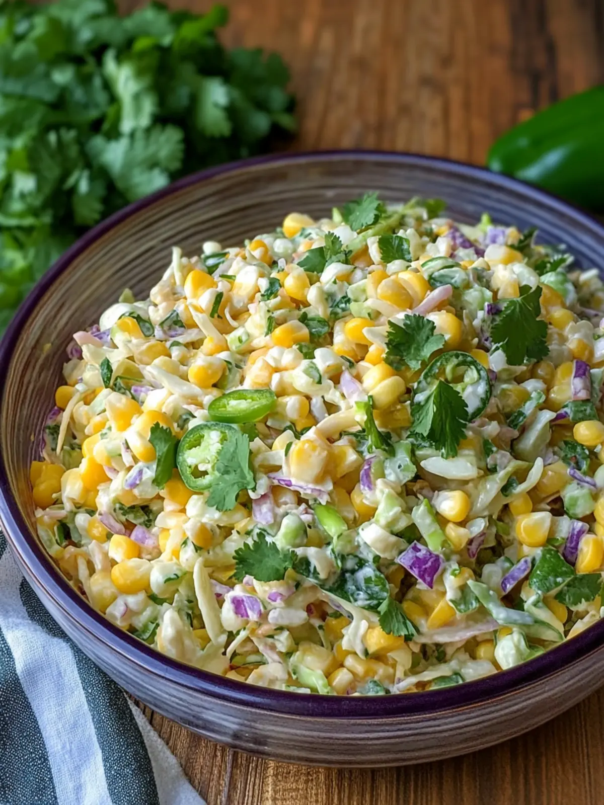 Jalapeno Corn Coleslaw for a Flavor-Packed Picnic Delight 3 Jalapeno Corn Coleslaw