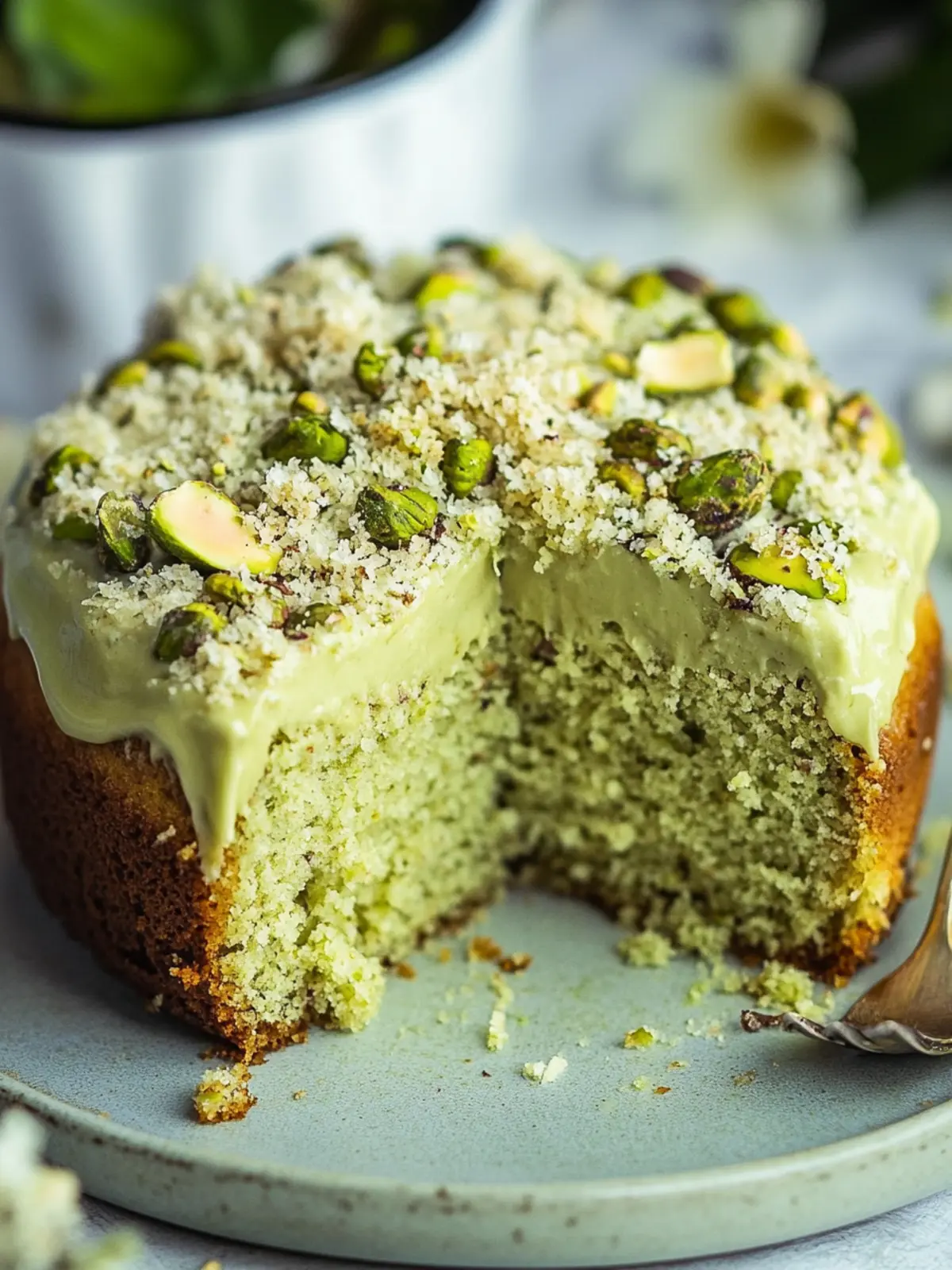 Vegan Pistachio Coffee Cake That's a Must-Bake Delight 3 Vegan Pistachio Coffee Cake