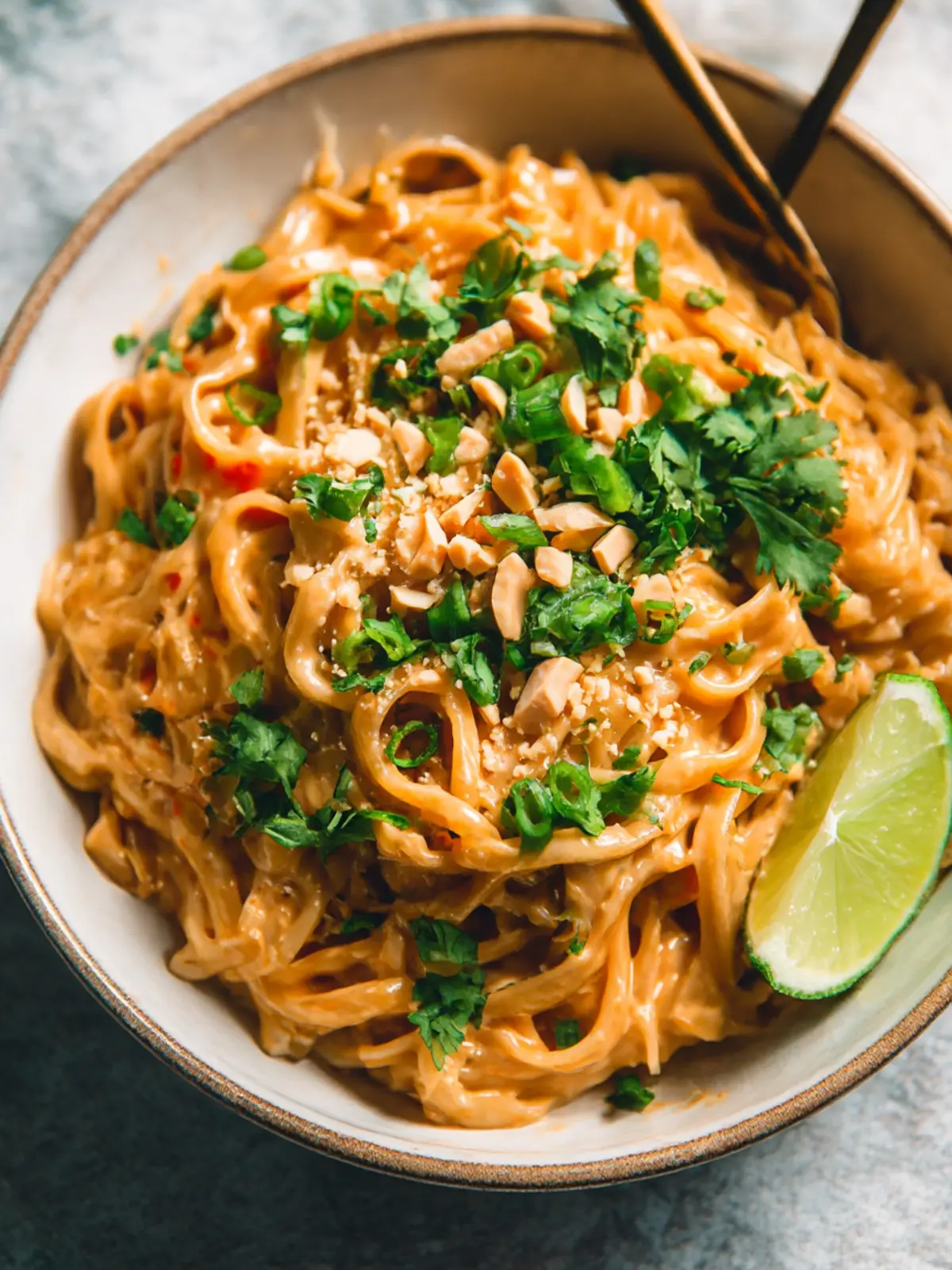 Gluten Free Red Curry Peanut Noodles Ready in Under 30 Minutes 4 Gluten Free Red Curry Peanut Noodles – Less Than 30 Minutes!