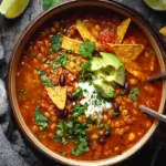 Savory Vegan Lentil Tortilla Soup That'll Warm Your Soul 6 Vegan Lentil Tortilla Soup