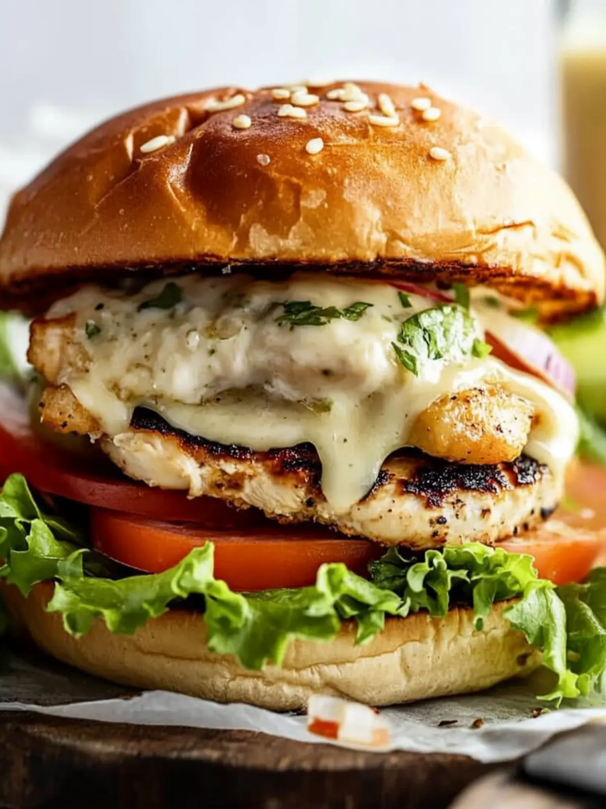 Juicy Chicken Caesar Burger Recipe for Ultimate Flavor Bliss 3 Chicken Caesar Burger