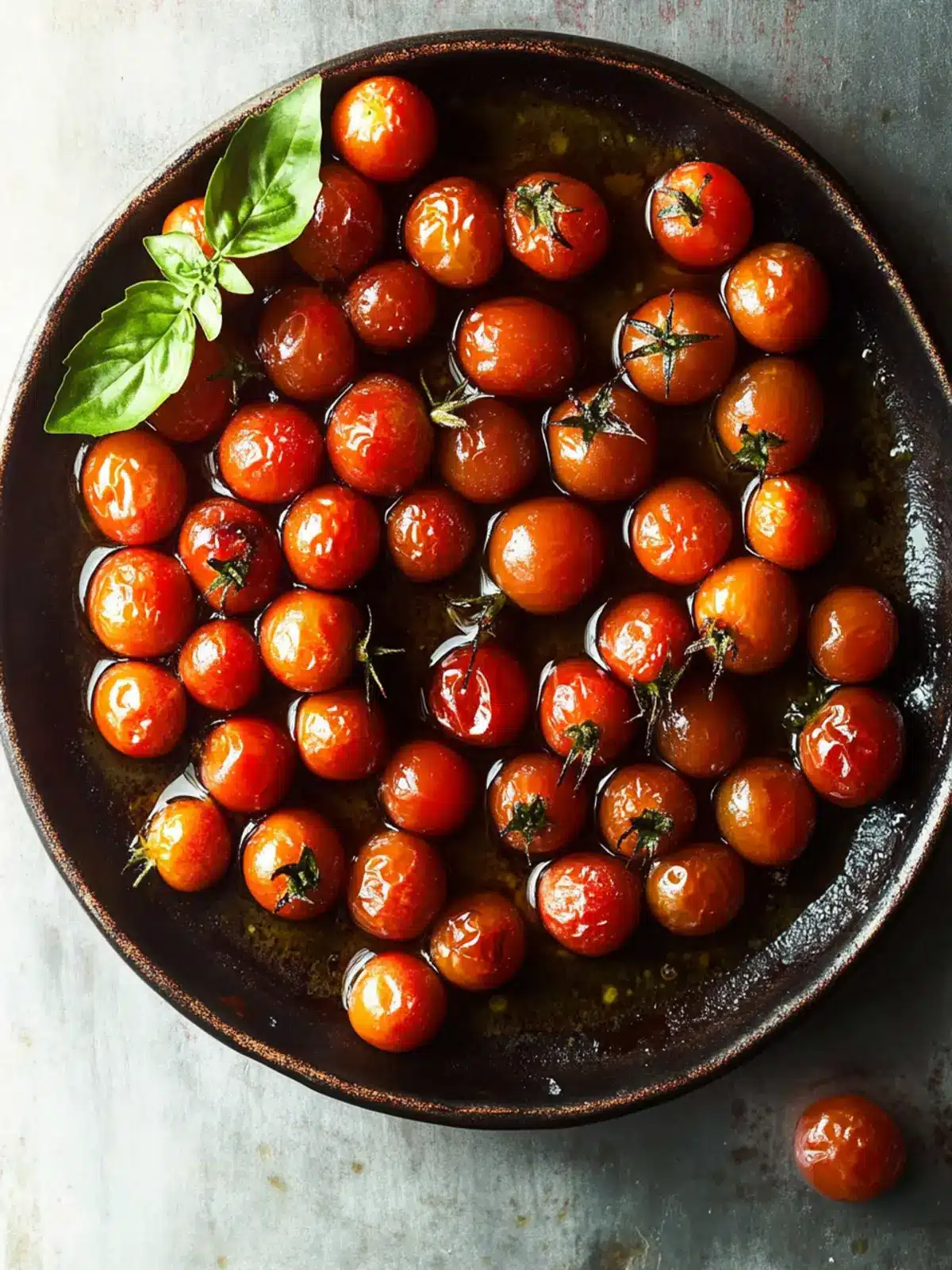 Roasted Cherry Tomatoes with Balsamic Bliss You’ll Crave 4 Roasted Cherry Tomatoes