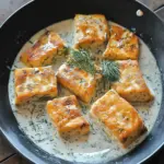 Vegan Crispy Tofu with Lemon Dill Cream Sauce Bliss 2 Vegan Crispy Tofu with Lemon Dill Cream Sauce