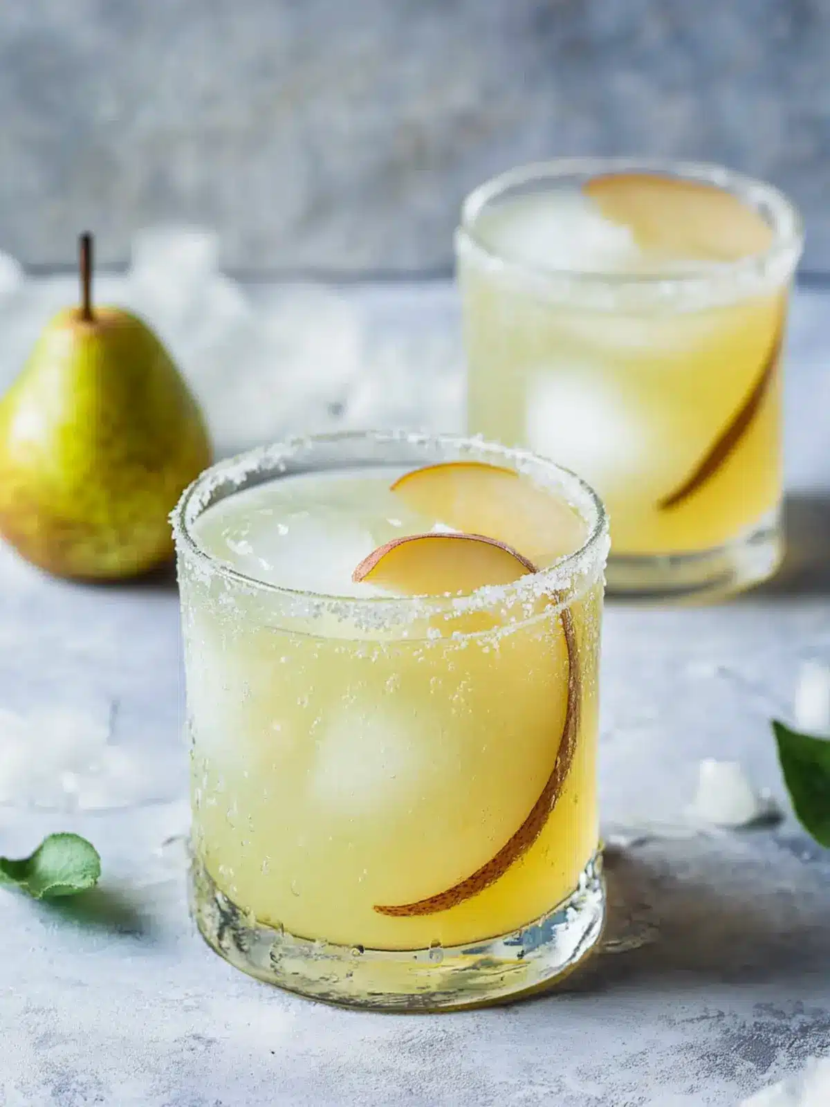 Sip on Joy: Pear Vanilla Gin Fizz That’ll Delight You! 4 Pear Vanilla Gin Fizz
