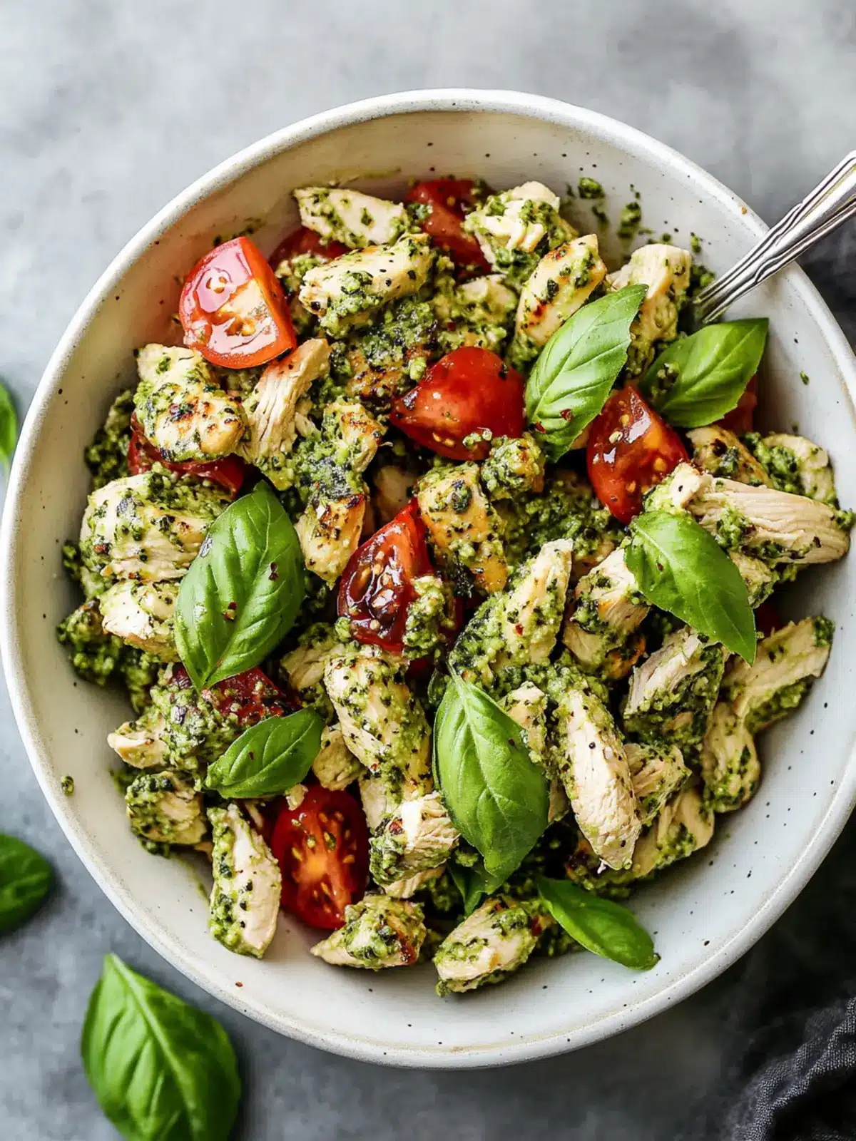 Delicious Pesto Chicken Salad for Fresh Flavor Lovers 5 Pesto Chicken Salad