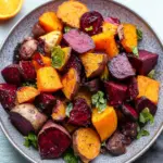 Roasted Beets and Sweet Potatoes with Orange Ginger Magic 6 Roasted Beets and Sweet Potatoes with Orange and Ginger