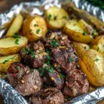 Garlic Steak and Potato Foil Packs Recipe for Easy Grilling Fun 43 Garlic Steak and Potato Foil Packs Recipe